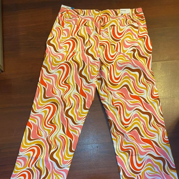 RUE21 WOMEN'S MULTICOLOR HIGH RISE JEANS NWT SIZE 2X (18-20) - Picture 4 of 4
